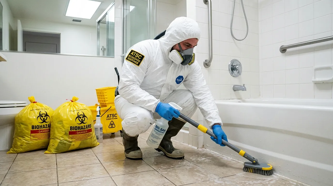 Decontamination equipment deployed for Blood Cleanup in Buechel